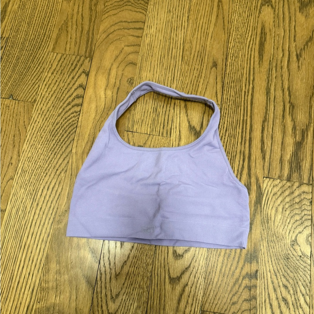 SET ACTIVE x MADELYN CLINE SculptFlex Halter Top - Purple